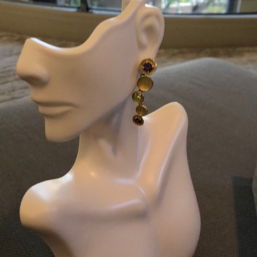 18k Earrings, Italy